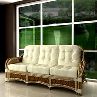 Albany Rattan Sofa