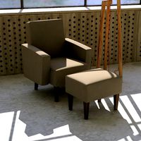 Chair 07 & ottoman