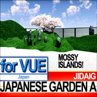 Japanese Garden A Set: Mossy Islands