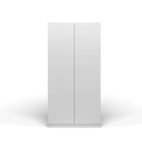 Two Door White Wardrobe