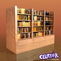 Furniture-Bookcase - DVD 002