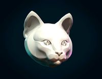 Printable Cat Head