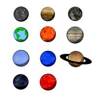 Cartoon Planets