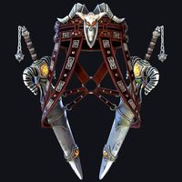 Fantasy swords with scabbard