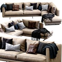 DEE DEE Leather Sofa By BERTO