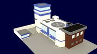 Low Poly Police Station