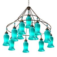 Canopy Designs Sara Glass Chandelier