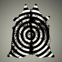 Cow Carpet Circular Painted #2