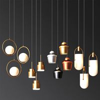 Four Hanging Light Set 06