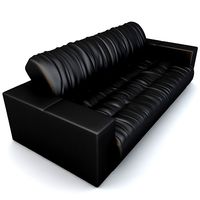 Soft leather sofa