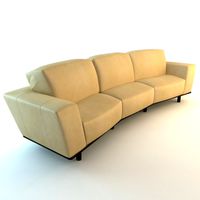 Curved Contemporary Sofa