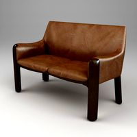 Photorealistic Upholstered Bench