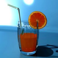 Orange Juice Glass