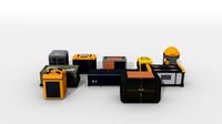 Various sci-fi crates