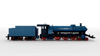 Bavarian steam locomotive