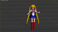 Sailor Moon 3D Model (3DS, OBJ, MAX, FBX)