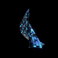 Futuristic Glass Skyscraper