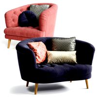 Alexander & James JEAN Snuggler Chair and Armchair