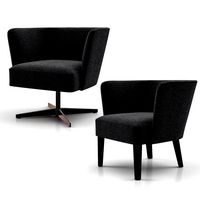 Velour Lounge Armchair