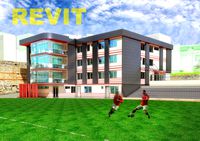 Football Administrative Building REVIT