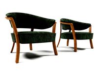 1011 Velvet armchair