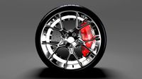 Bugatti Chiron wheel 4