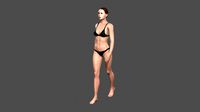 Beautiful Woman -Rigged and animated for Unreal Engine