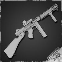 M1a1 Tactical submachine gun