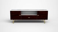 Elliotte media Cabinet walnut lacquered