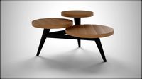 Multilevel Coffee Table pine wood