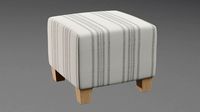 McKenzie Ottoman philip stripe neutral
