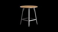 Hudson Pub Table acacia wood distressed