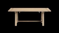 Wood Farmhouse Leona clean Dining Table