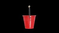 Beach Bucket red