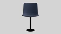 PATO Column Chair Model 4082 Dark blue
