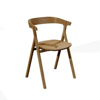 YKSI Chair-Oak Low-poly