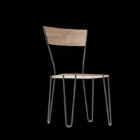 Chair wooden 07