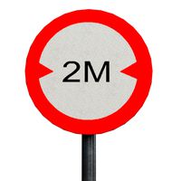 Width Limitroadsign