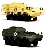3D Ambulance KTO Rossomak collection