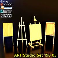 Artist Studio Easels Set 190 03