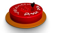 Valentine's cake