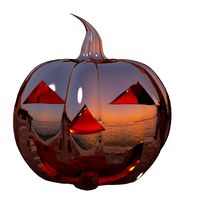 Metallic pumpkin