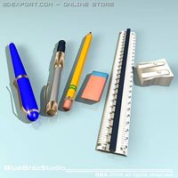 Pens 3D Model