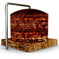 Rusty old Watertank