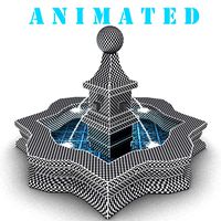 Animated Mosaic fountain