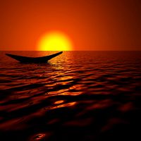 Sunset scene