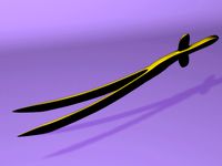 sword with 2 edges