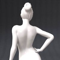 Woman nude figure 3d printable miniature