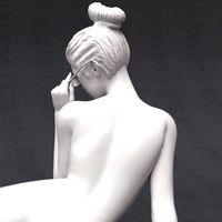 Woman miniature 3dprintable