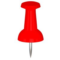 Assorted Push Pin Red
